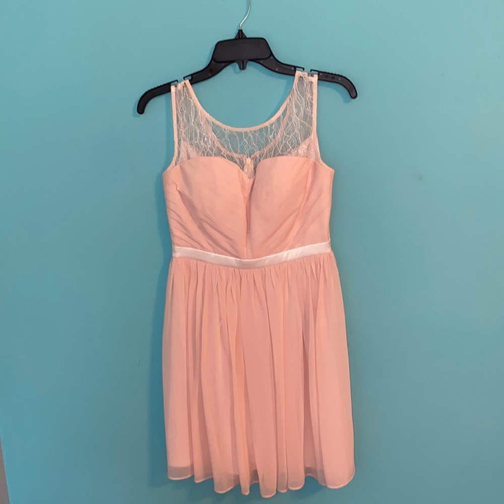 a. drea pink lace dress